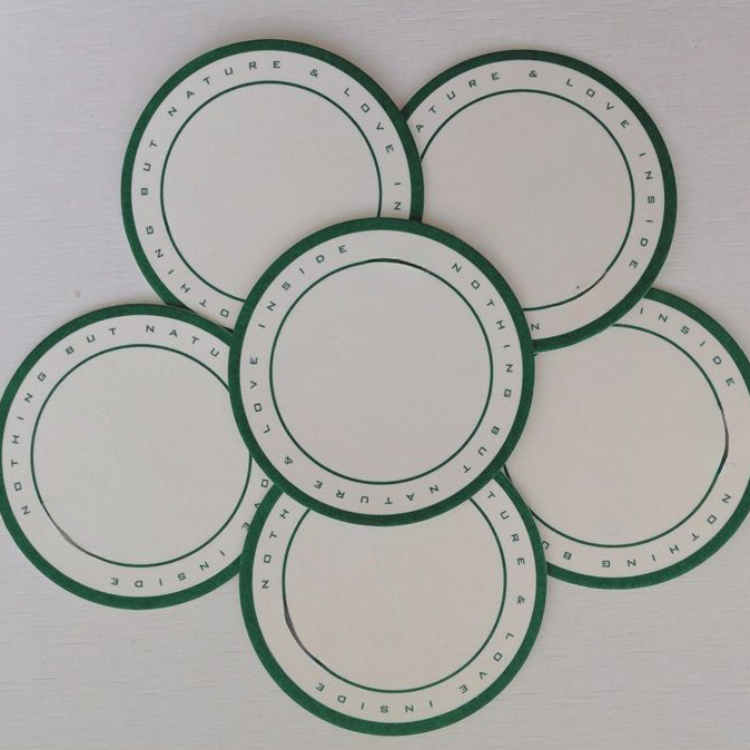 Personalized Absorbent Paper Coaster1