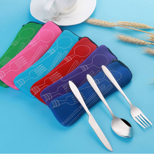 Cutlery Set With Portable Pouch Case2