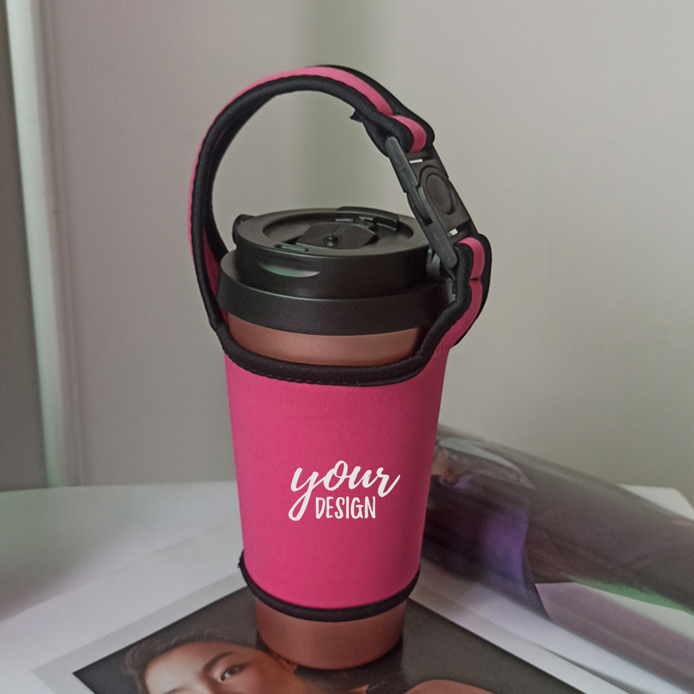 Insulated Mug Sleeve Carrier Holder 1