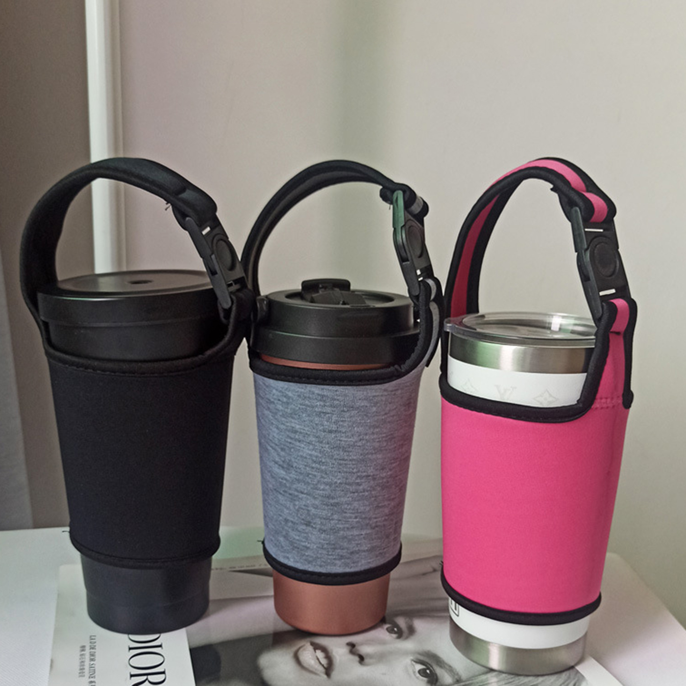 Insulated Mug Sleeve Carrier Holder 3