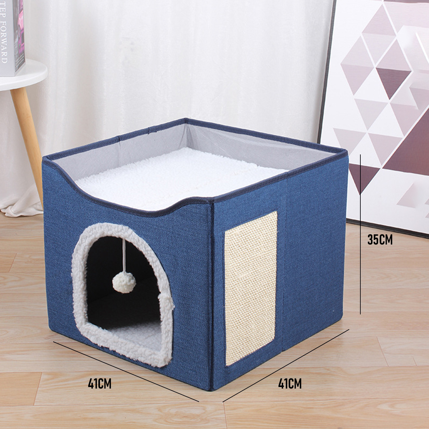 Cat Beds With Scratch Pad1
