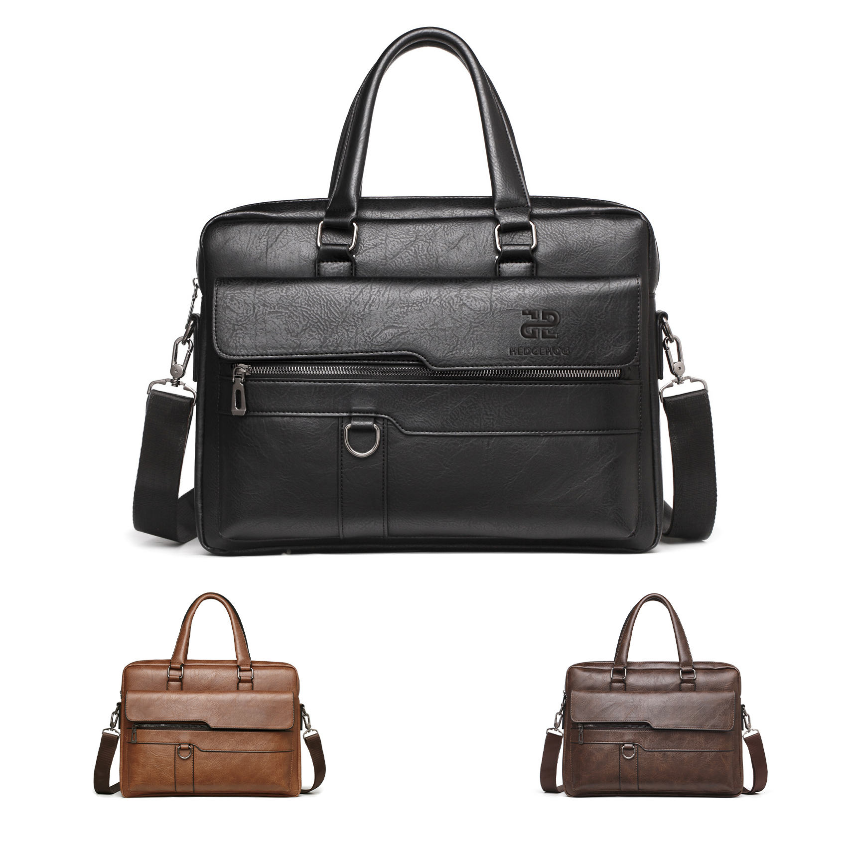  Vintage Leather Messenger Bag