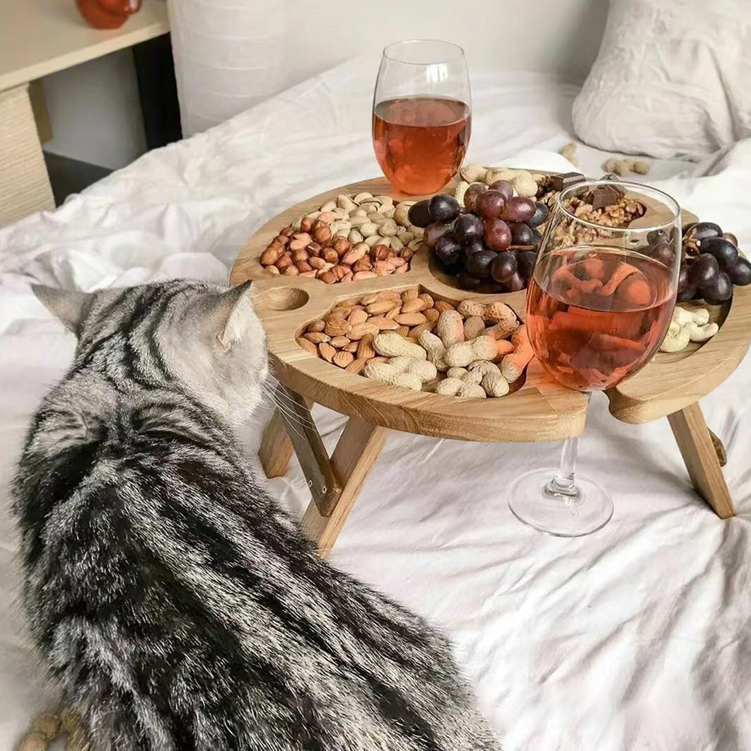 Portable Wooden Outdoor Folding Picnic Table3