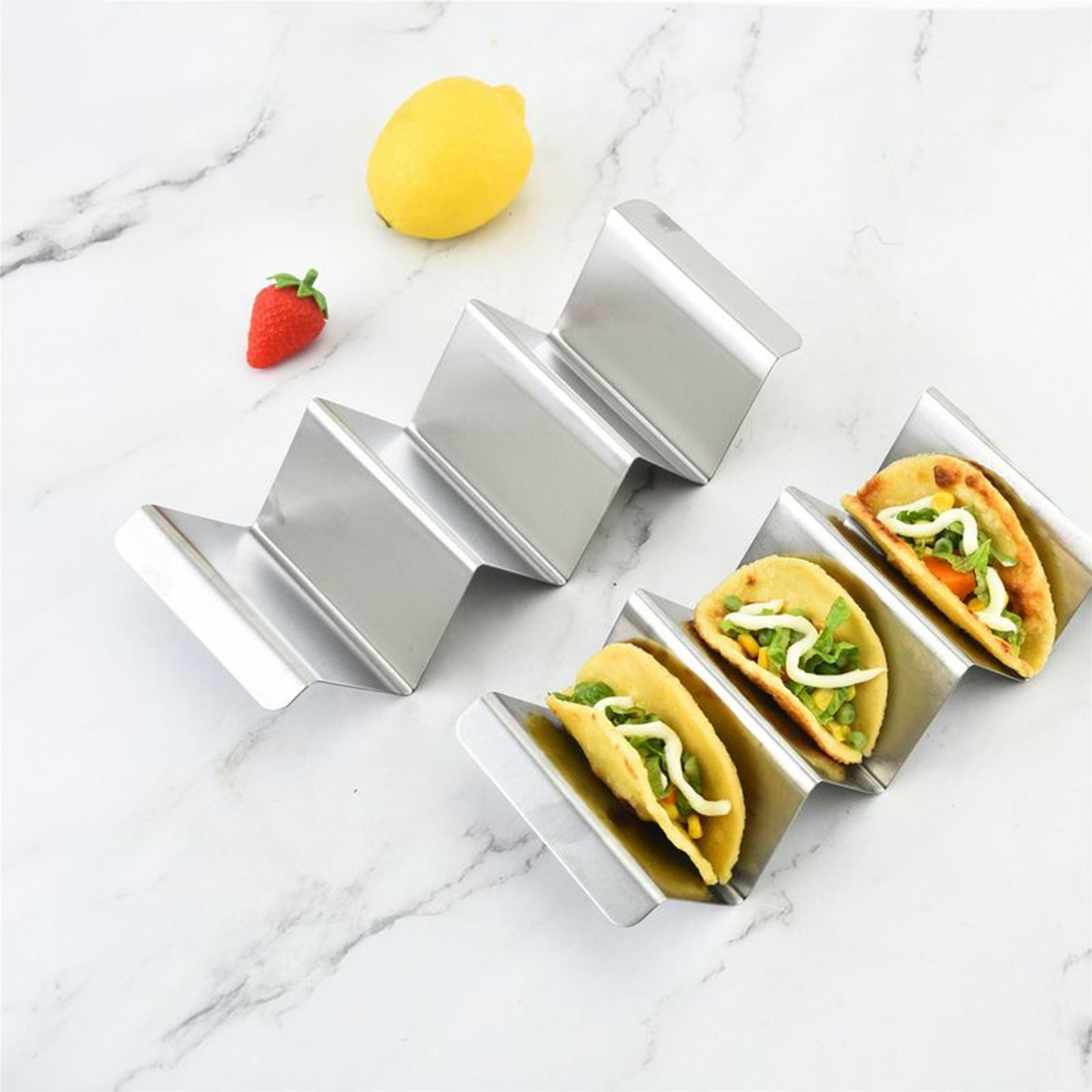 Custom Stainless Steel Taco Holder2