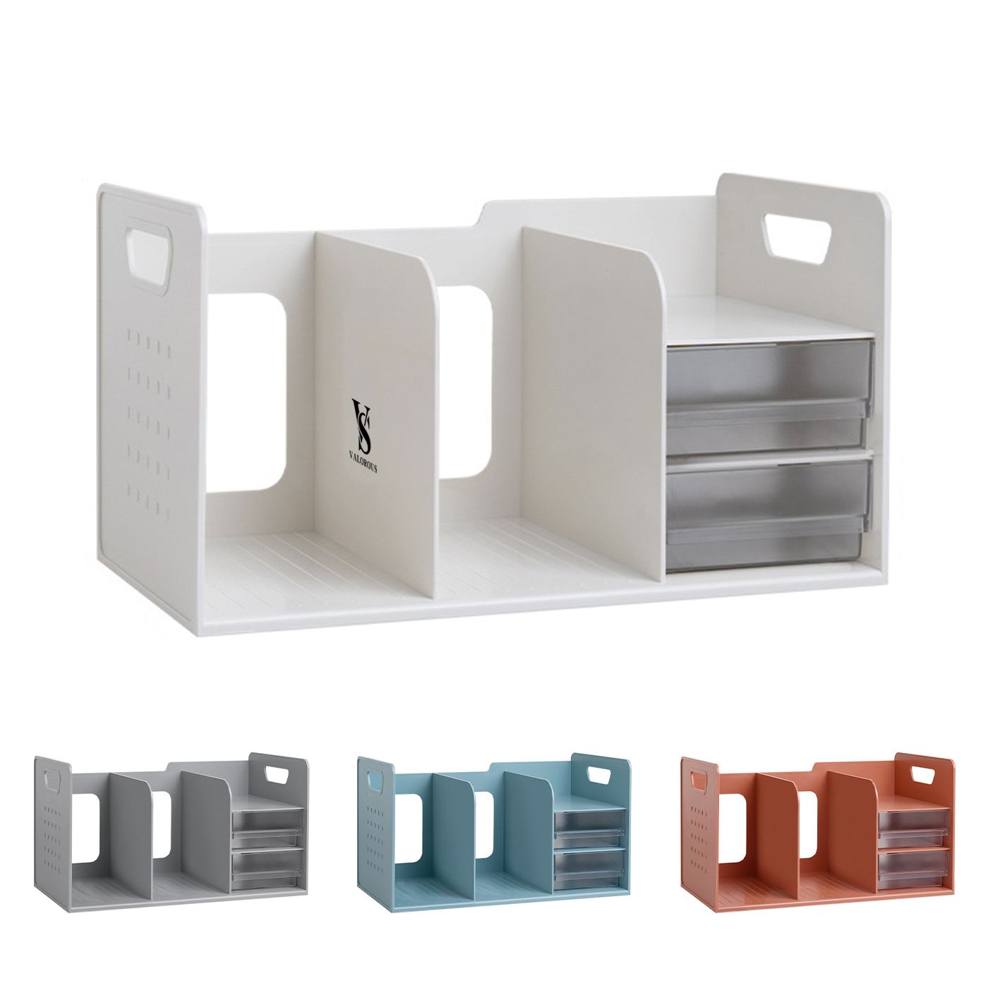 Desk Organizer With Book Stand