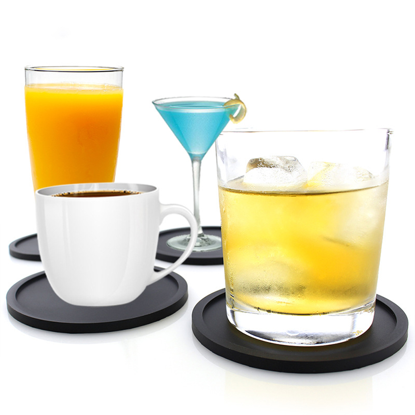 Non Slip Silicone Coasters3