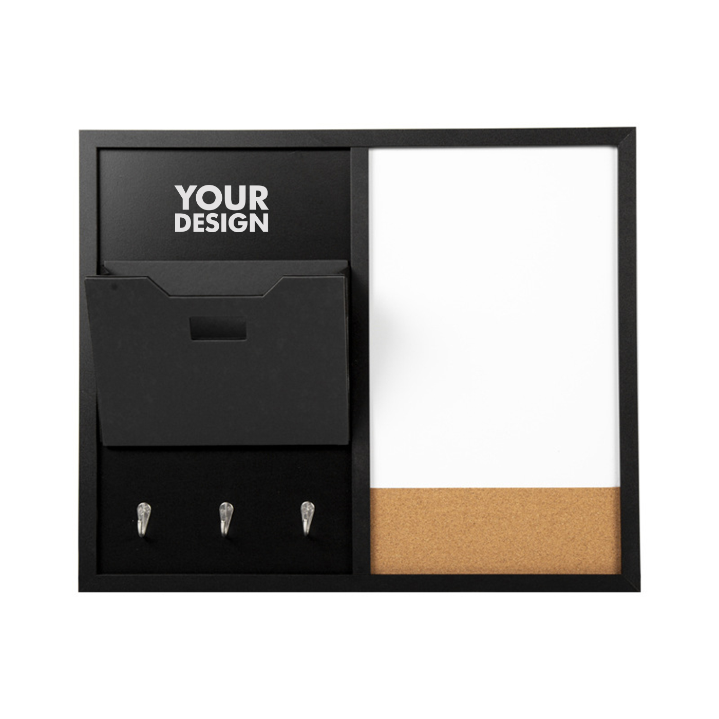 Magnetic Whiteboard With Memo Board 