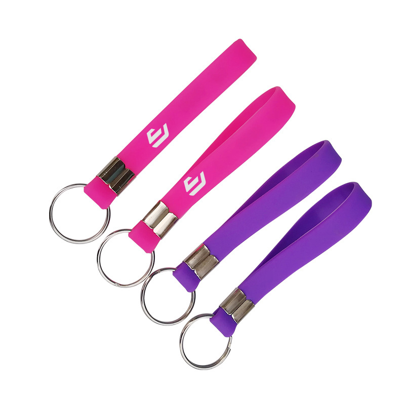 Silicone Bracelet Key Chain