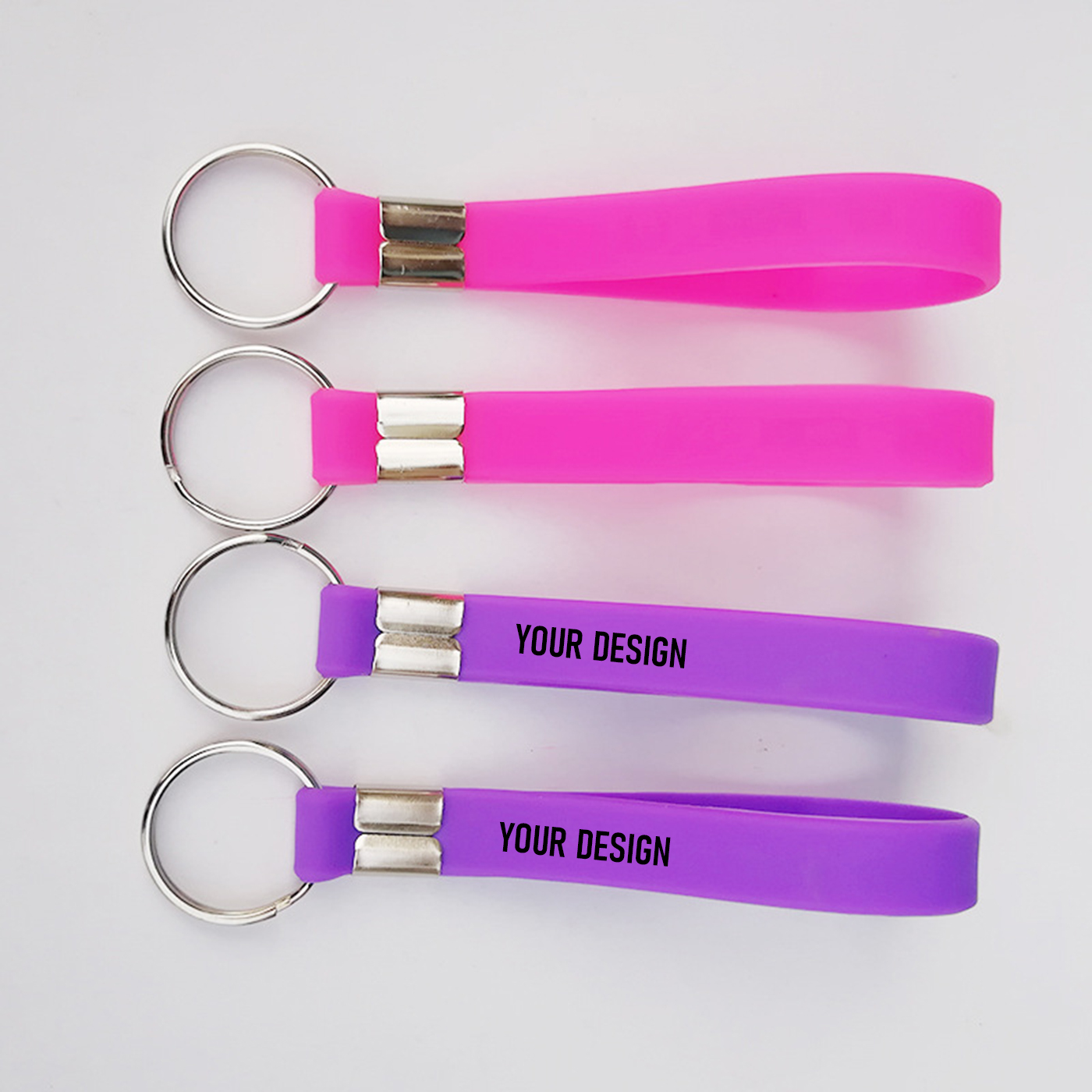 Silicone Bracelet Key Chain1
