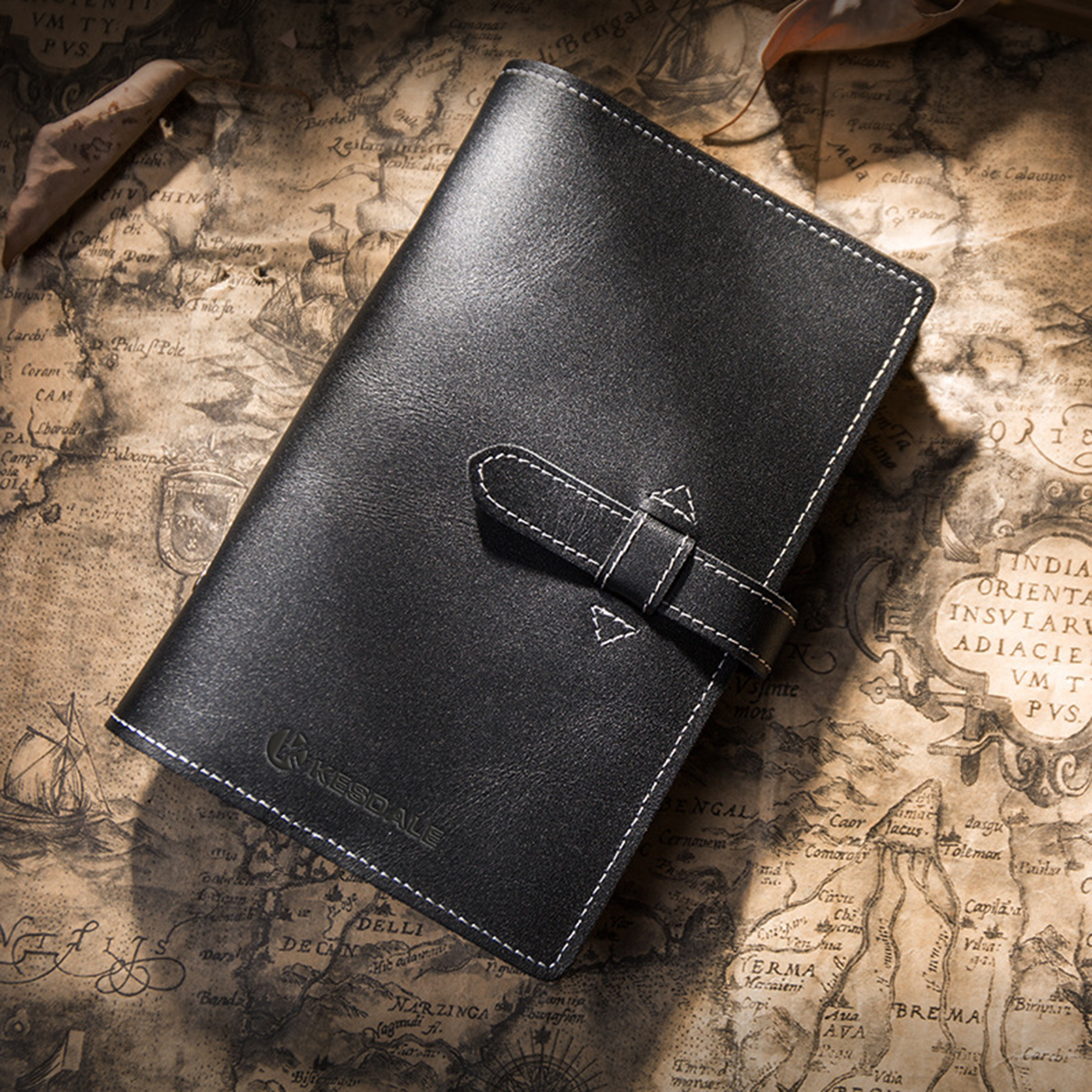 Vintage A5 Leather Travel Journal Binder