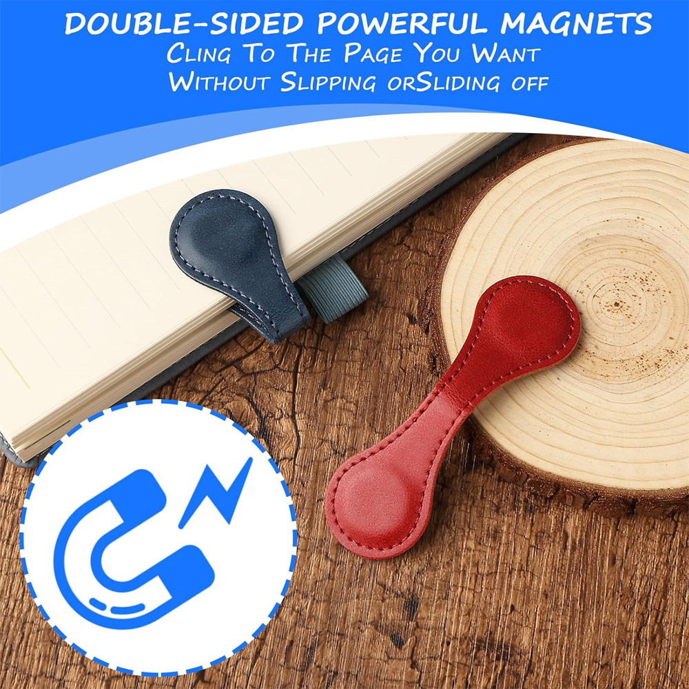 PU Leather Page Marker Clip 2