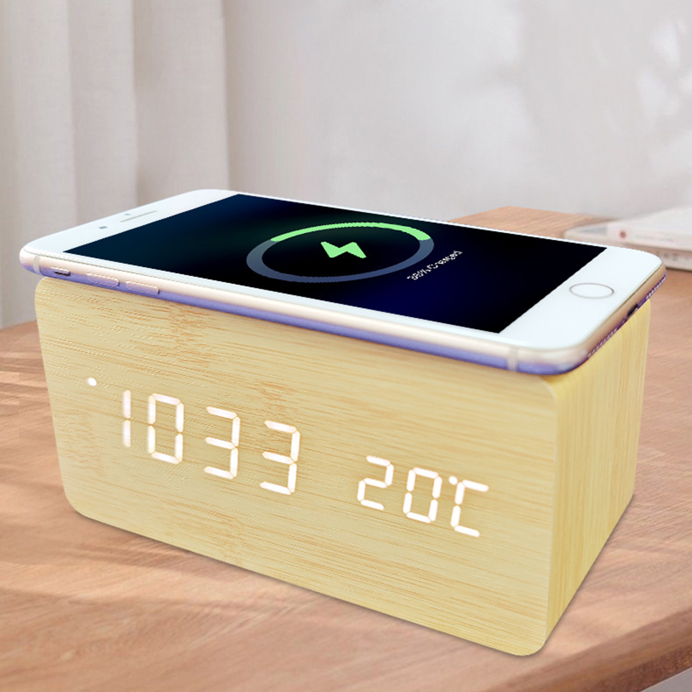 LED Alarm Clock with Temperature 2