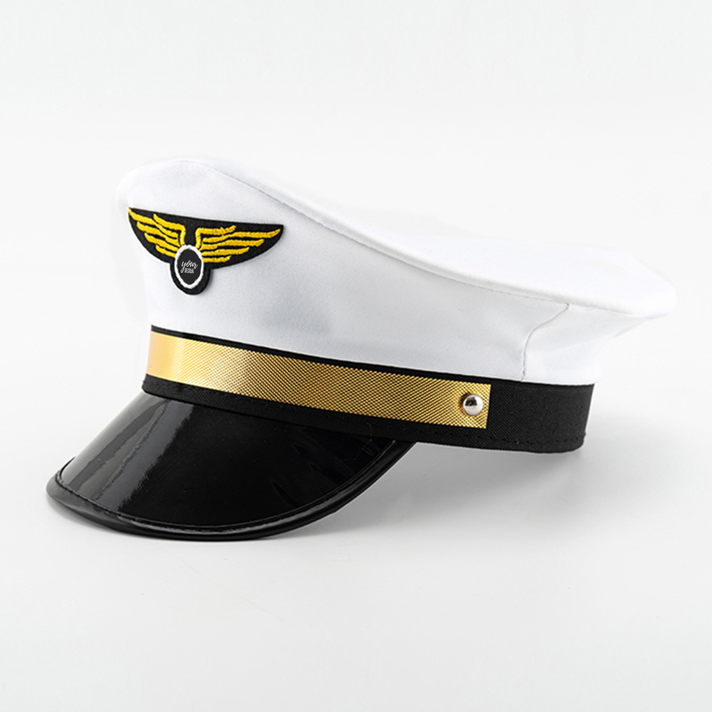 Custom Adjustable Airline Pilot Cap1