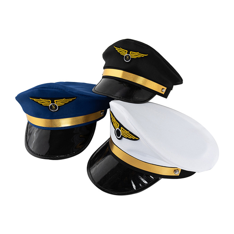 Custom Adjustable Airline Pilot Cap