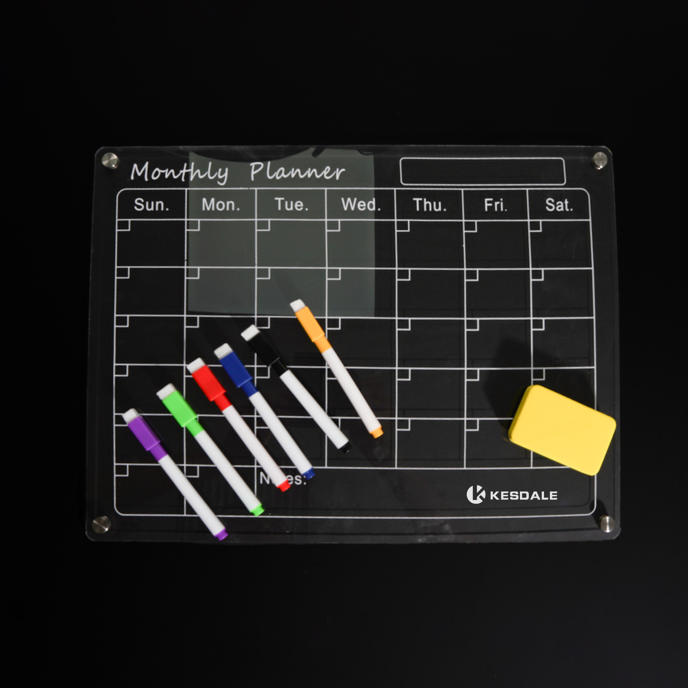 Magnetic Calendar Whiteboard