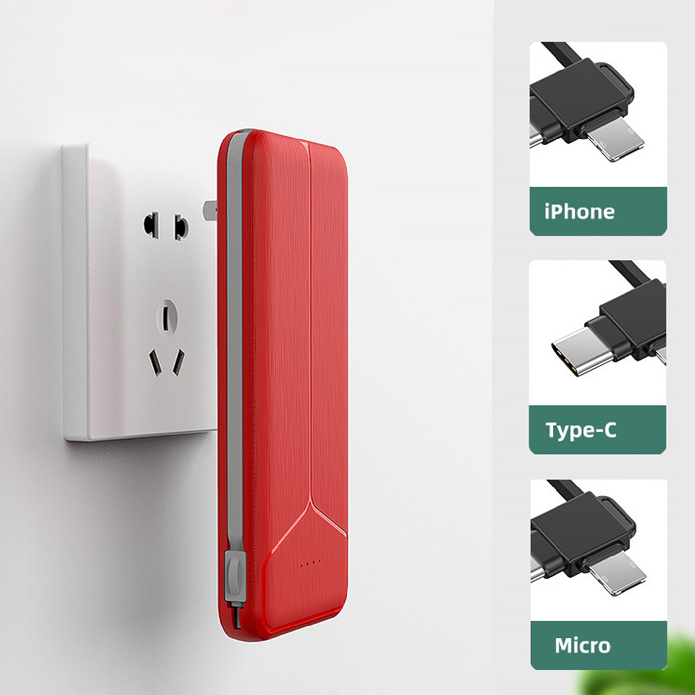 Plug Power Bank Charger 2