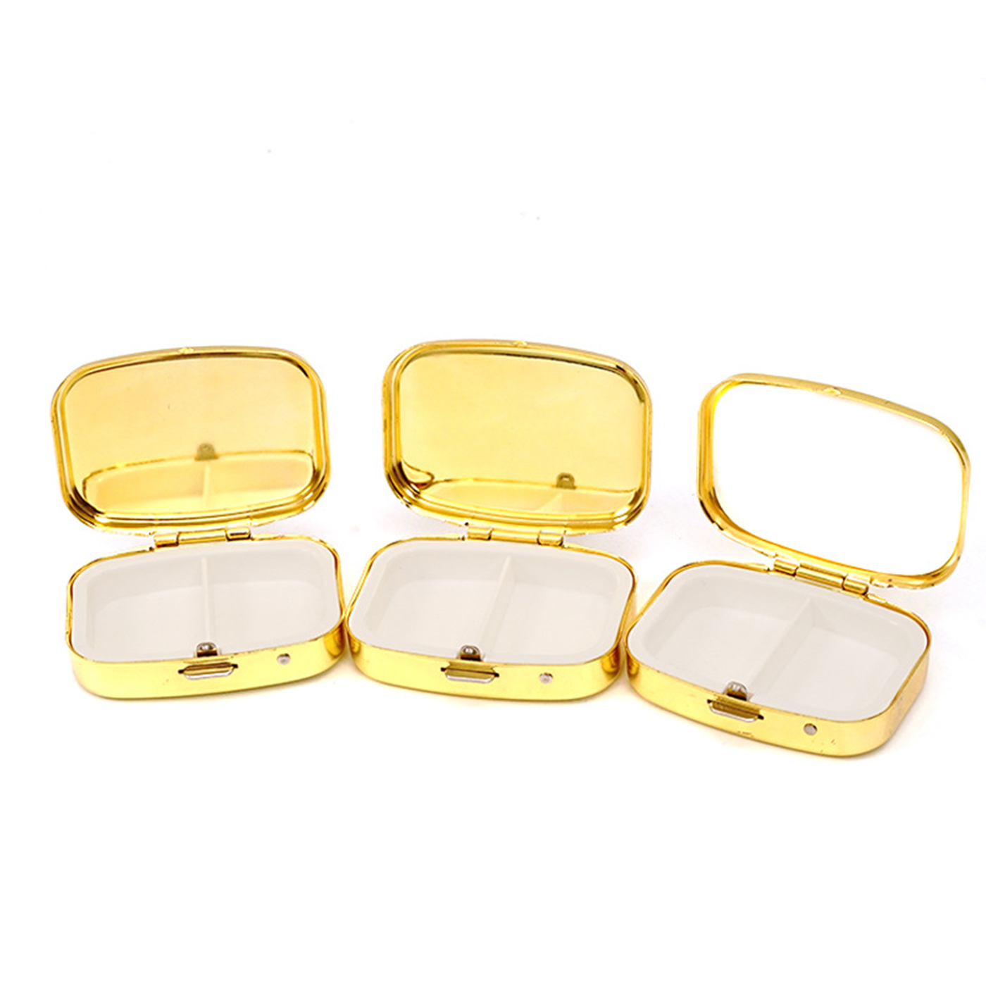 Travel Metal Pocket Pill Box 2