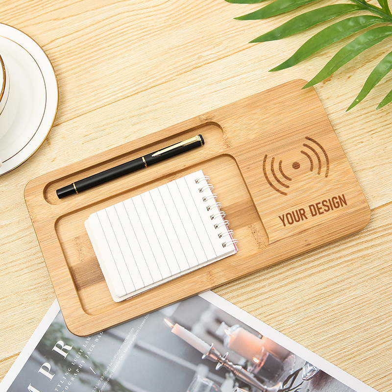  Wireless Charging Custom Desktop Organizer 1