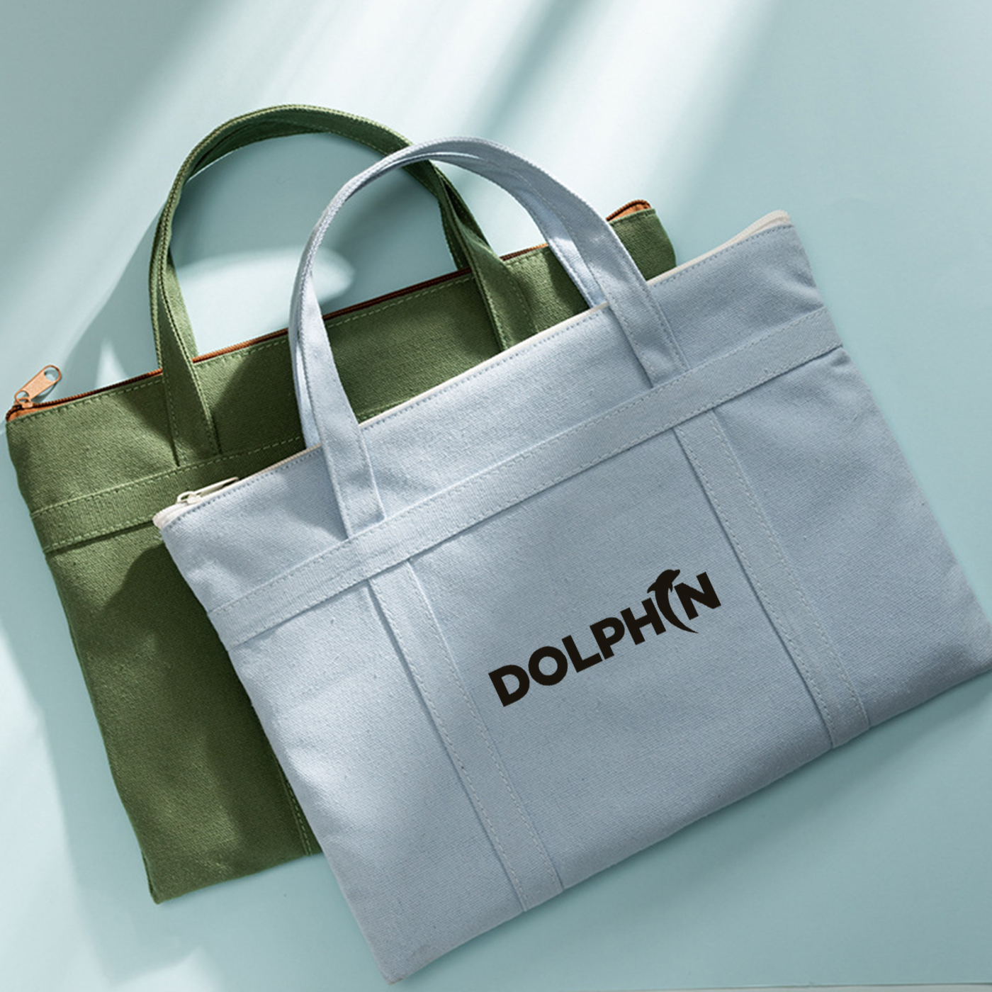 Portable Canvas File Bag 2