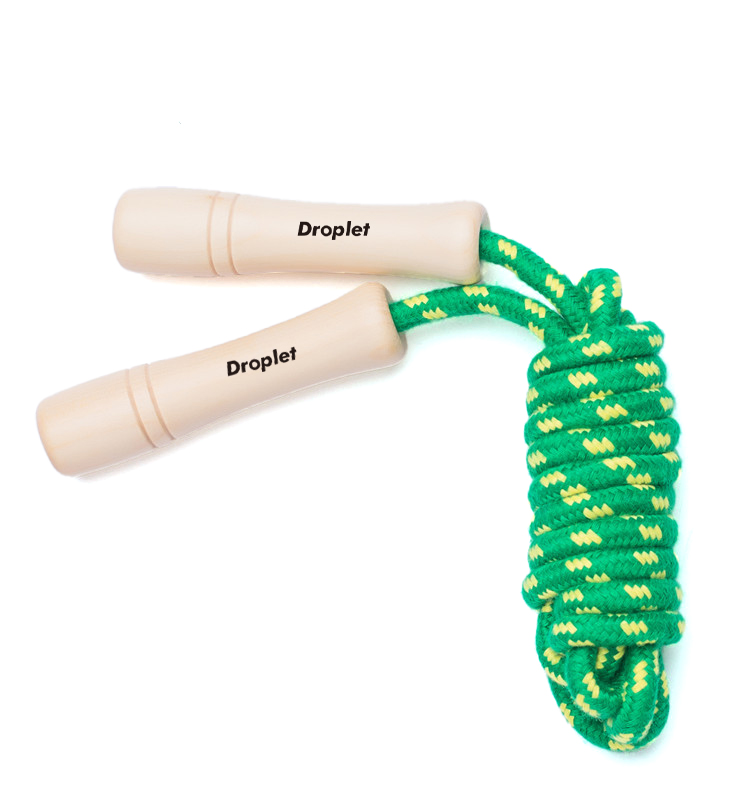 Skipping Rope With Wooden Handle 1