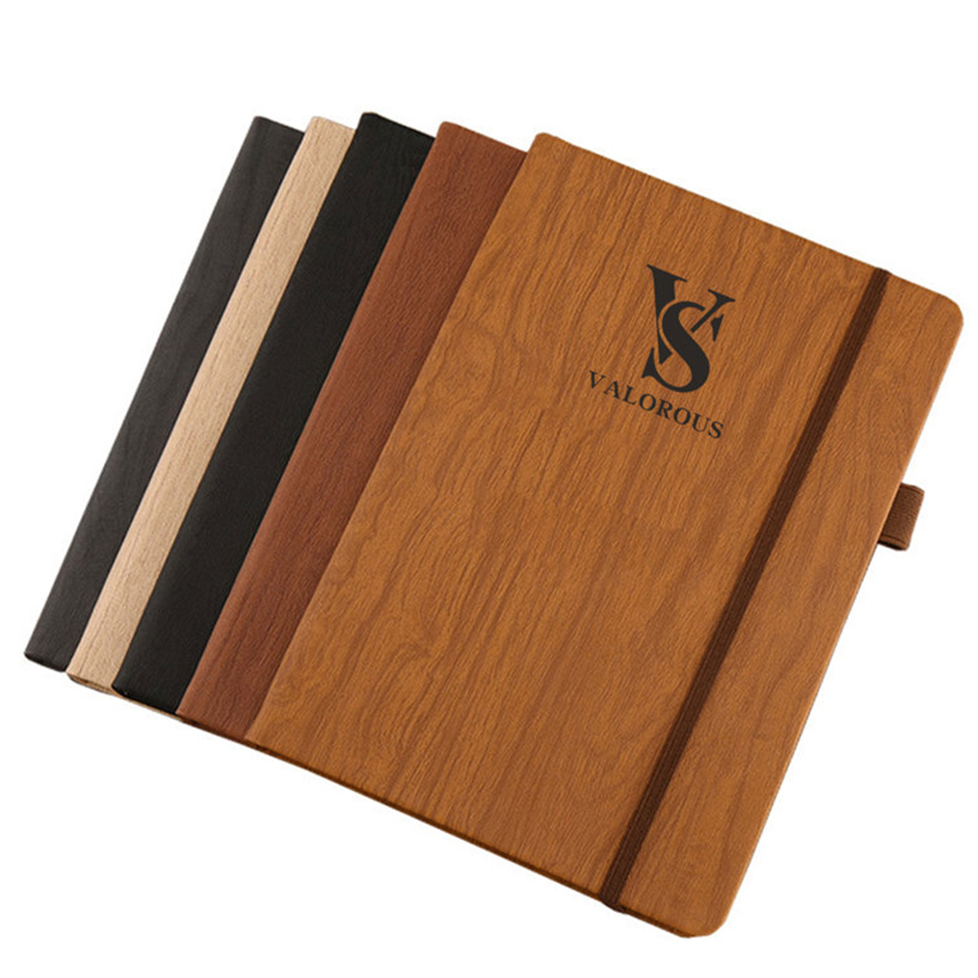 Custom Wood Grain Textured Journal 