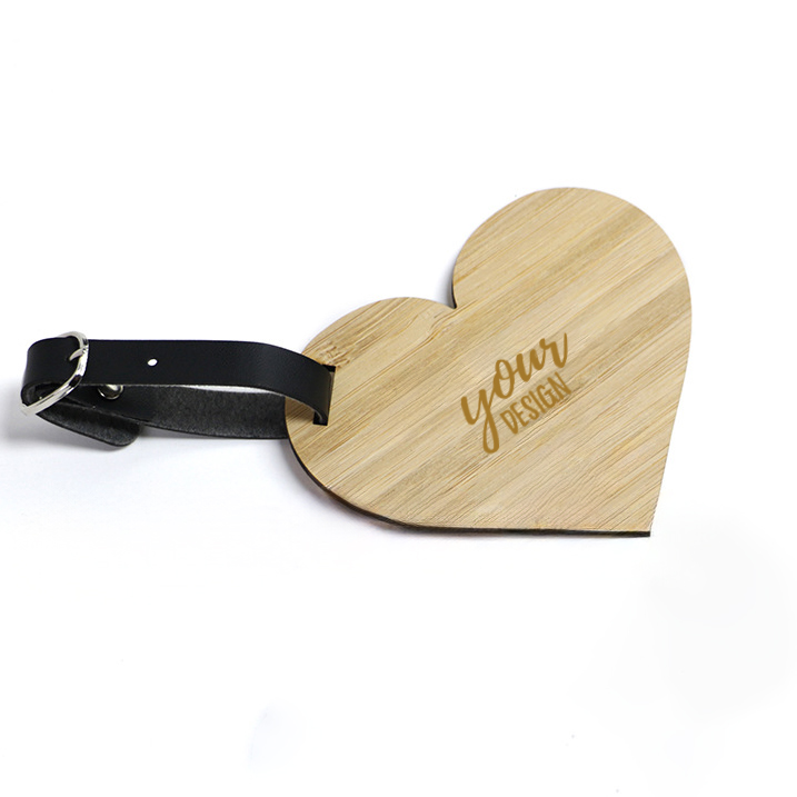 Personalised Wooden Luggage Tag1