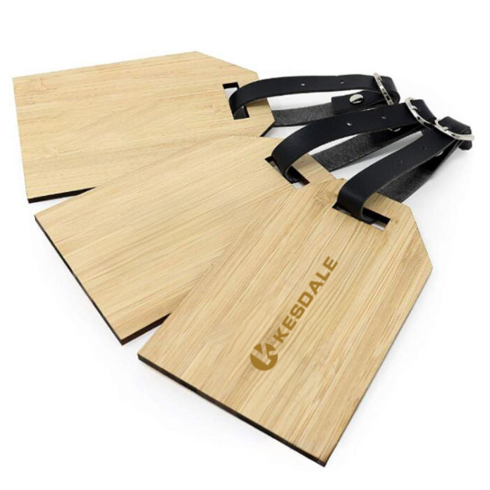 Personalised Wooden Luggage Tag