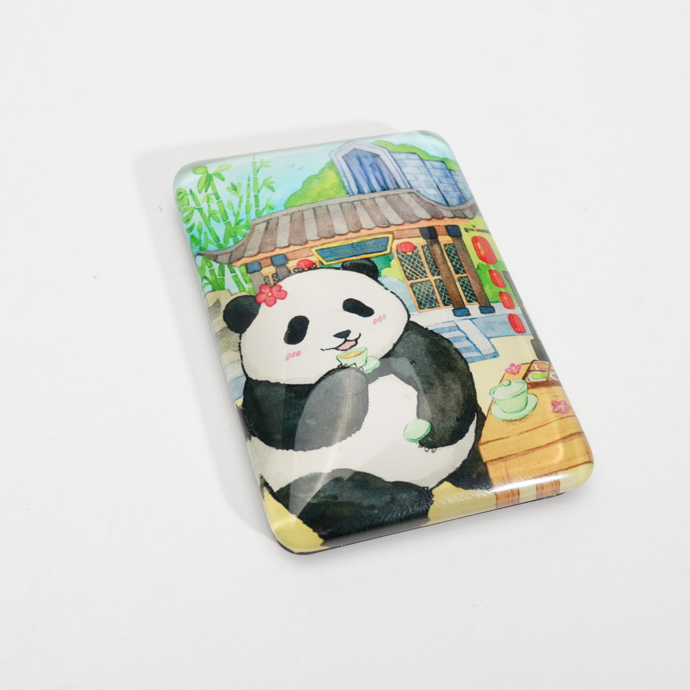 Glass Strong Magnetic Refrigerator Magnet2