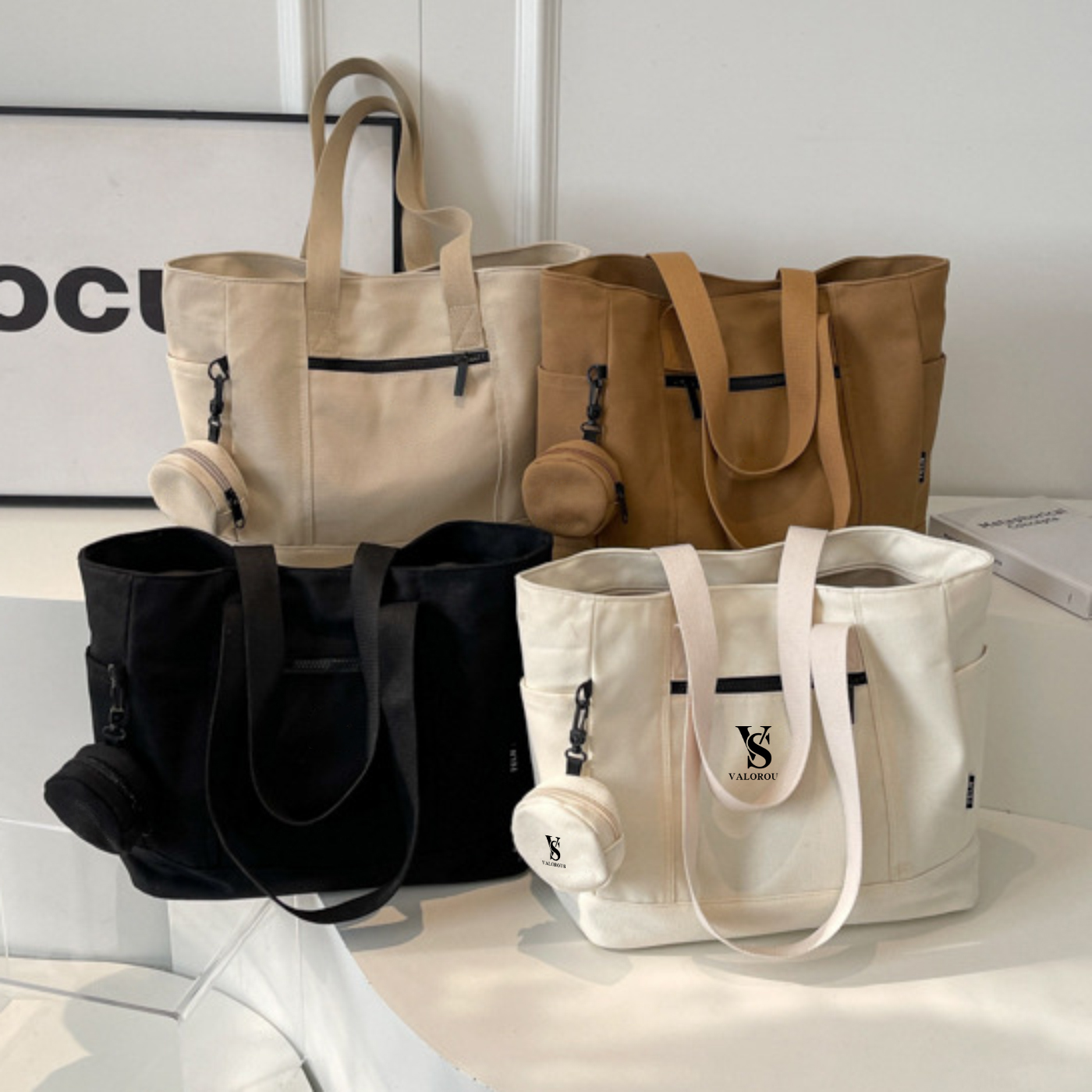 Large Size Canvas Handbags 1