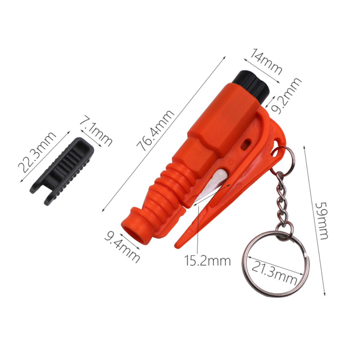 Mergency Window Breaker Seat Belt Cutter 2