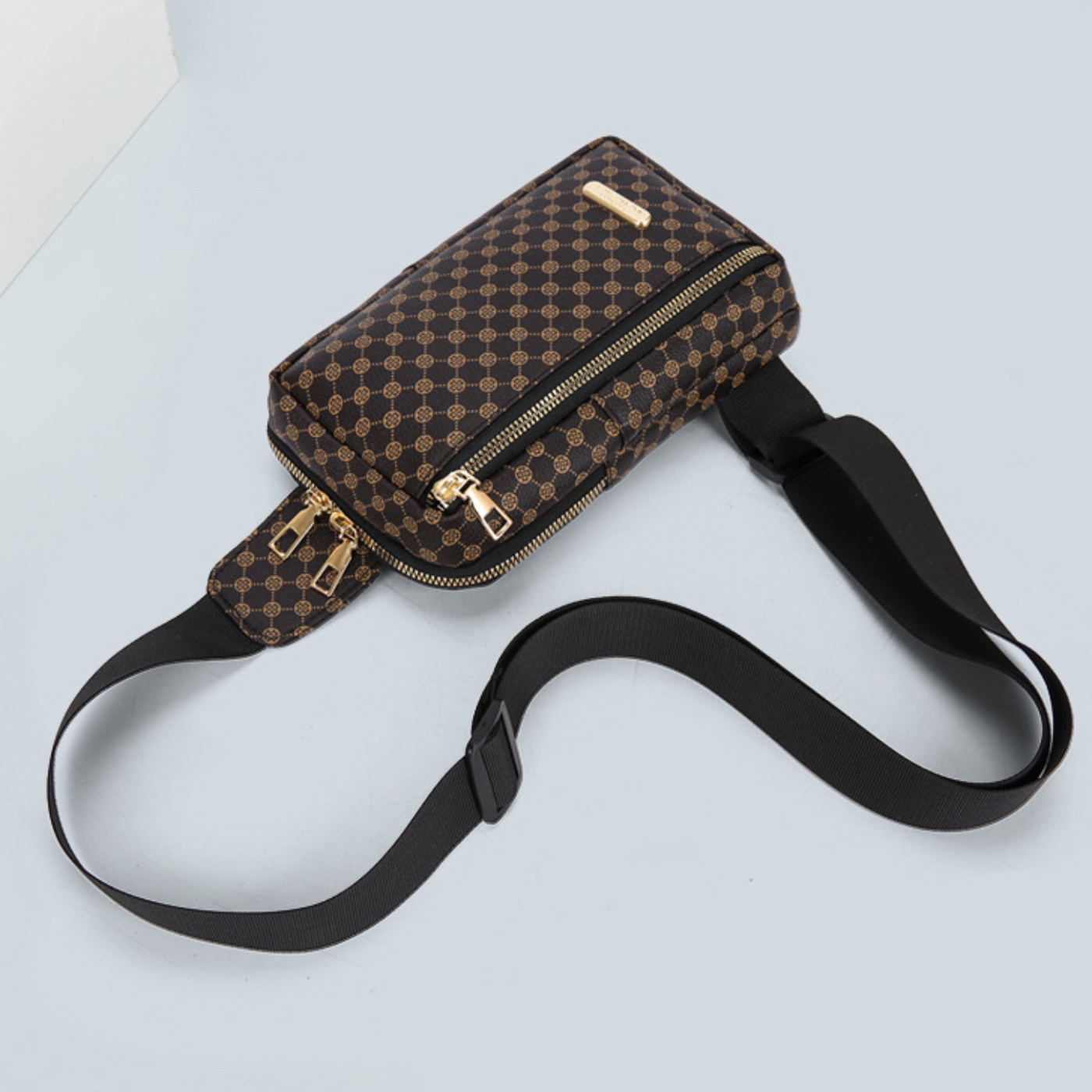 Waterproof PU Leather Chest Bag2