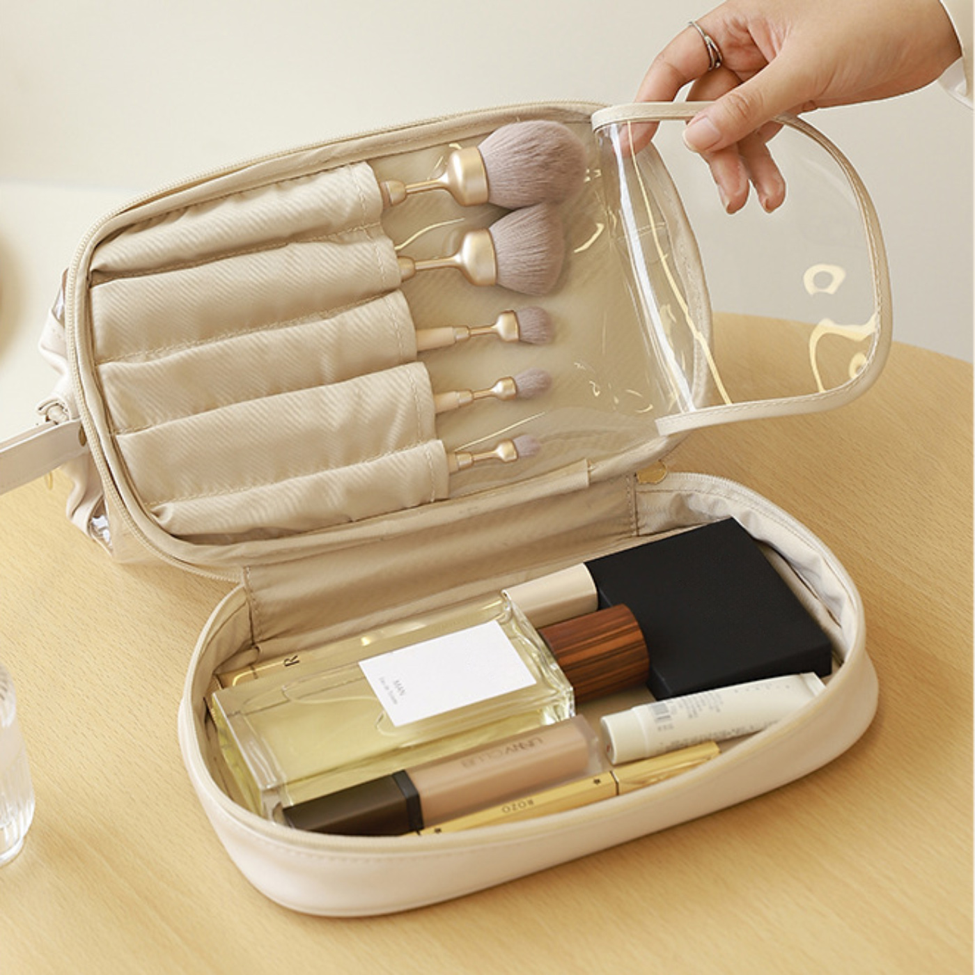 Double Layer Makeup Bags2