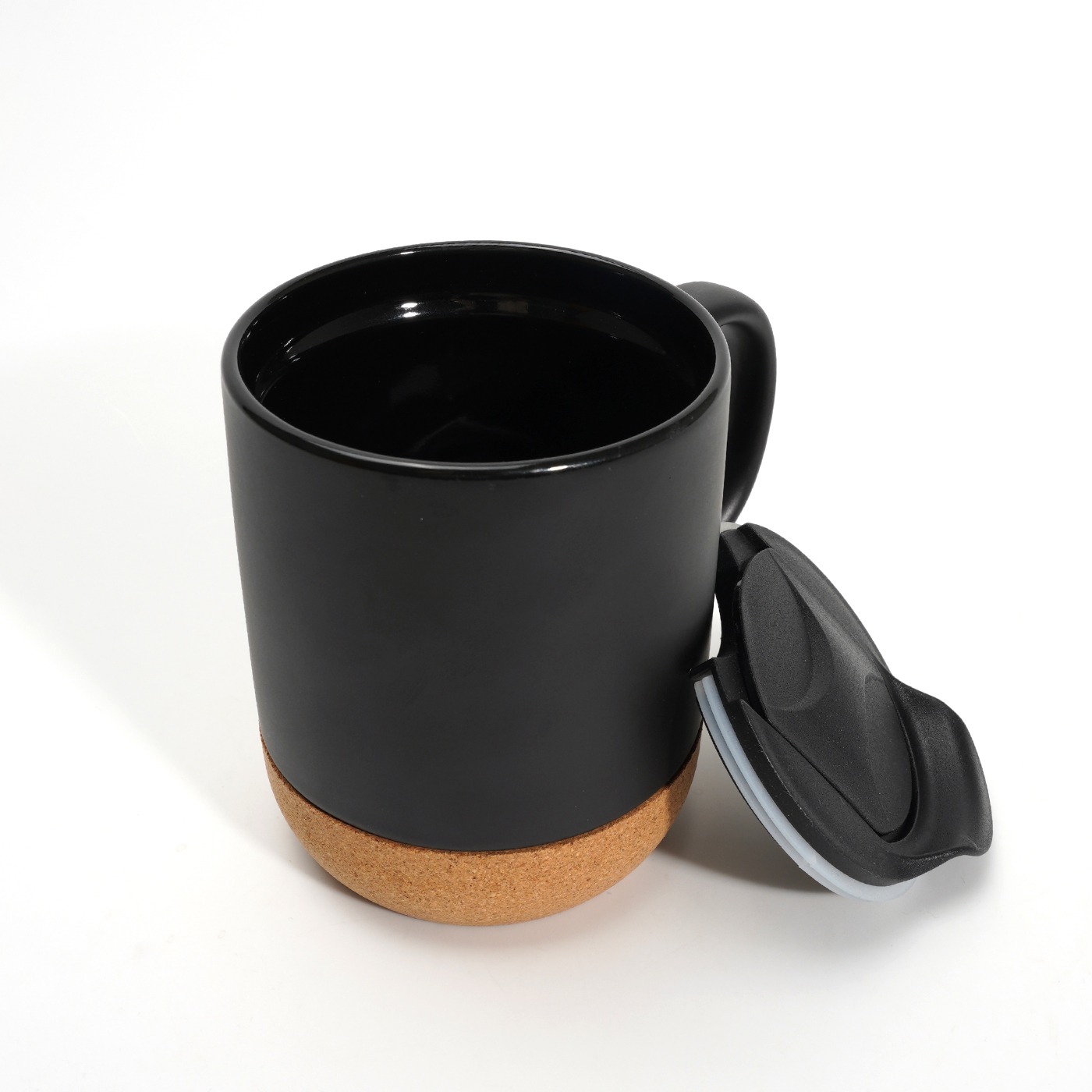 Cork Bottom Coffee Mug With Lid2