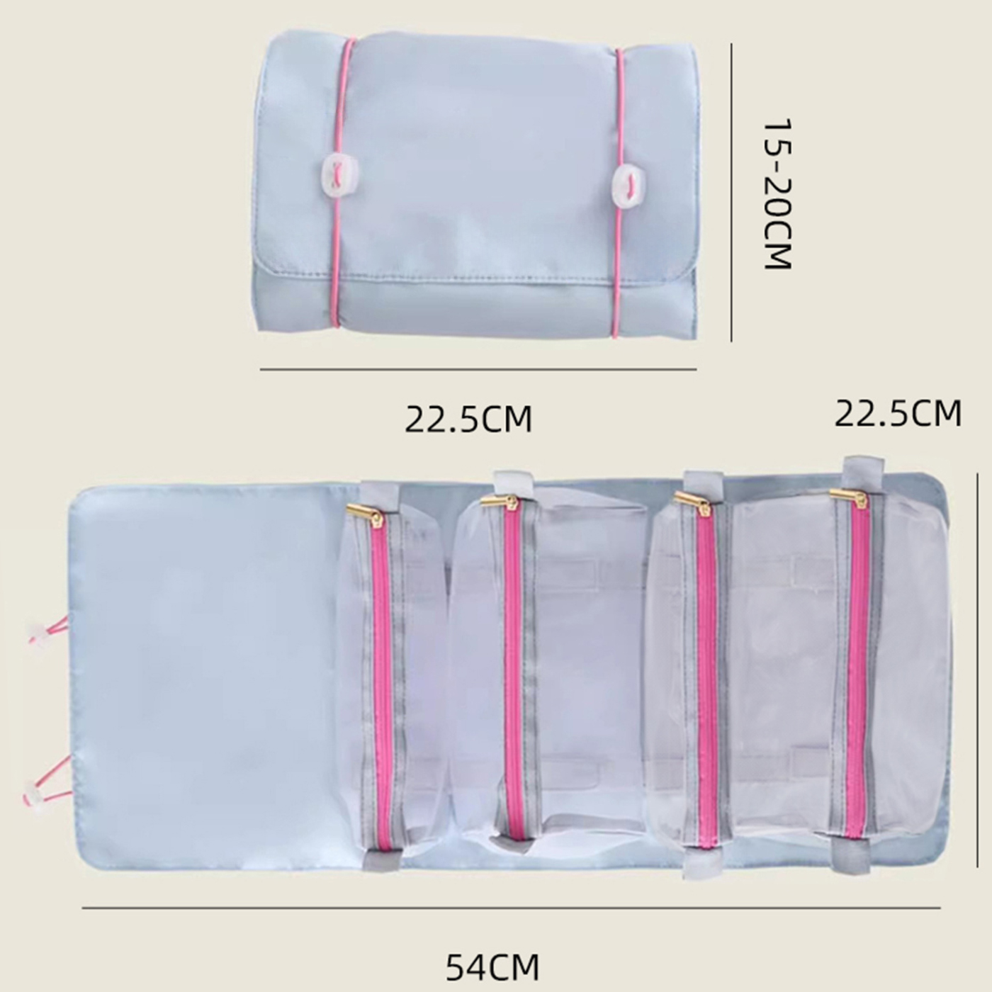 Custom Folding Travel Toiletry Bag3