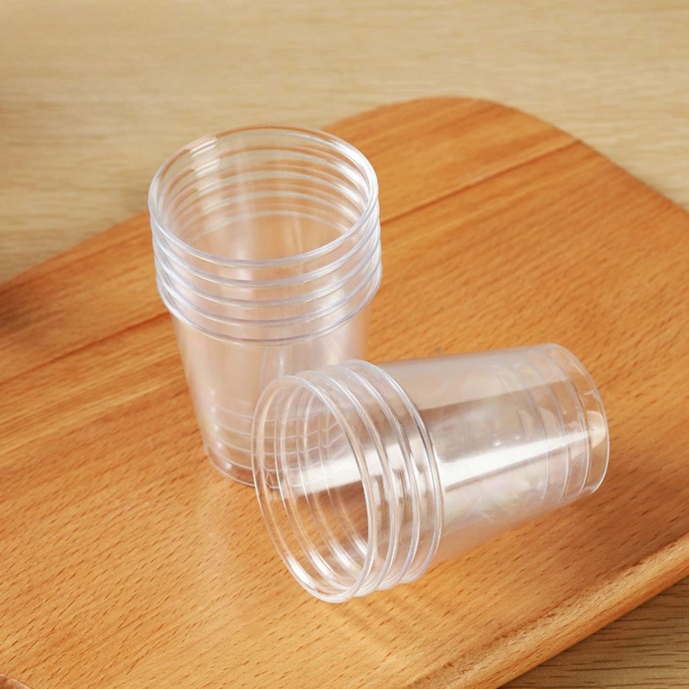3 oz.  Clear Plastic Party Cup2