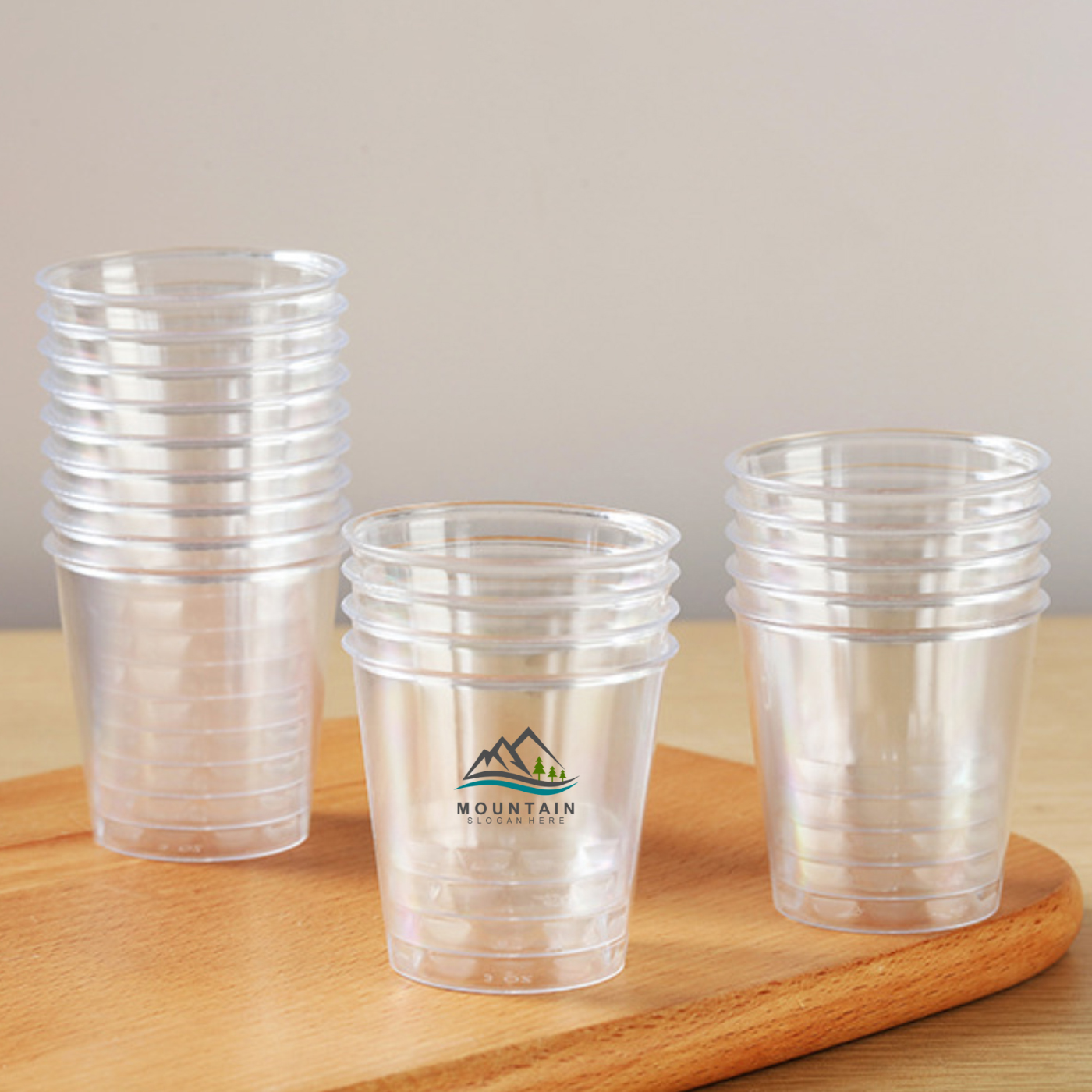 3 oz.  Clear Plastic Party Cup