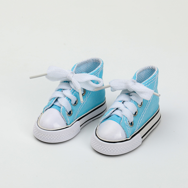 Mini Canvas Sneaker Keychain3