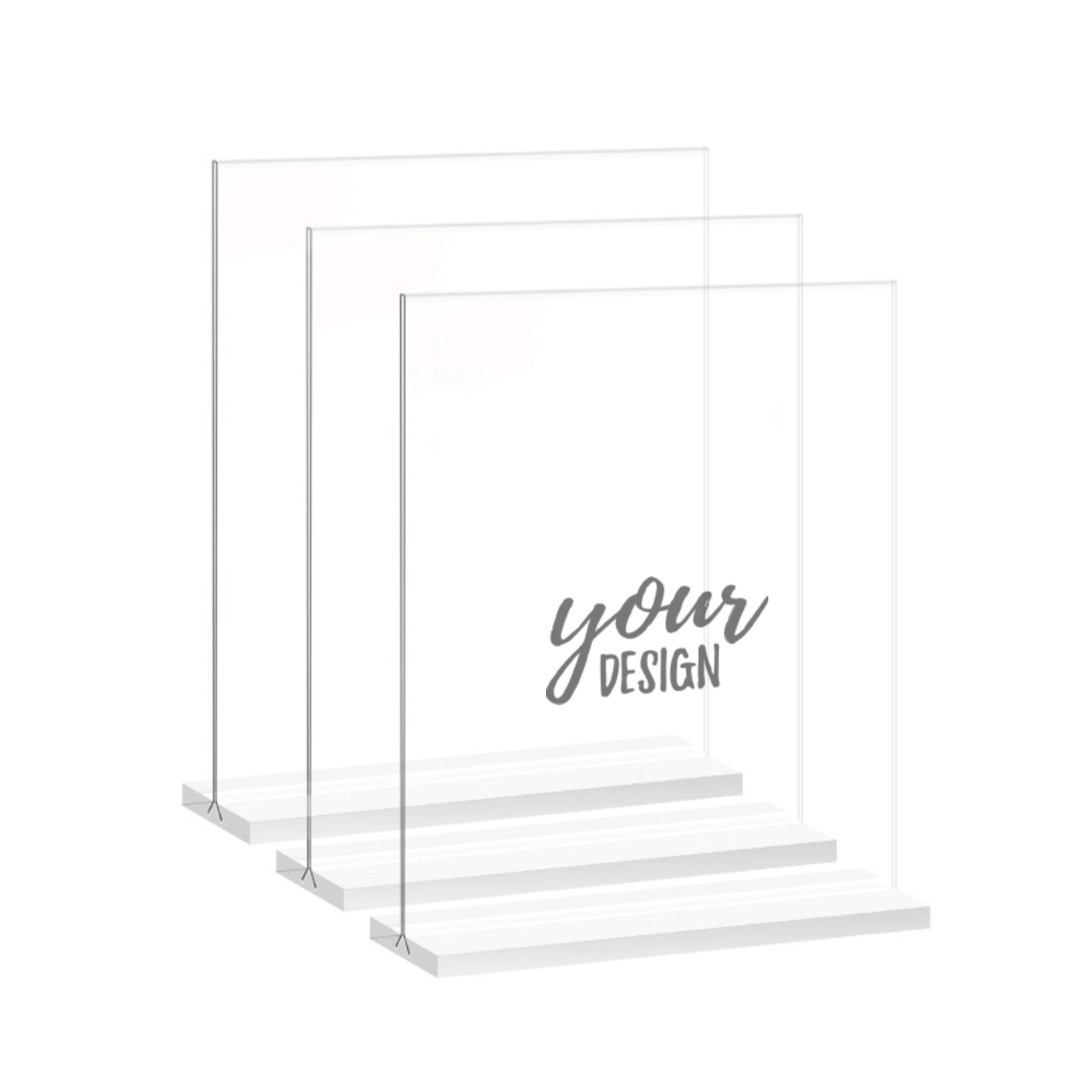 Clear Table Sign Holder1