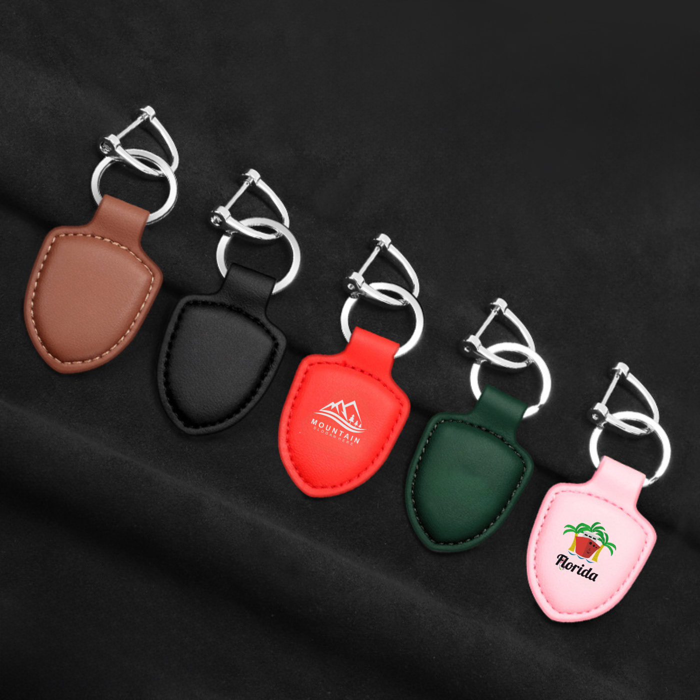 Promotional Leather Keychain