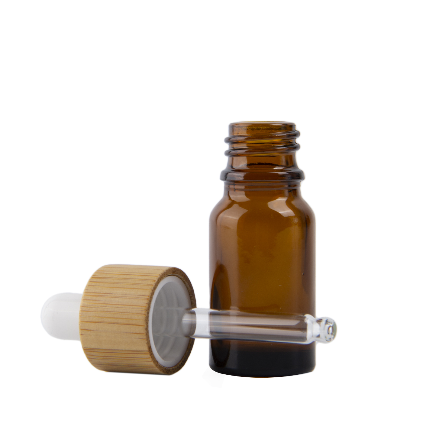 Custom 10ml Amber Glass Dropper Bottle