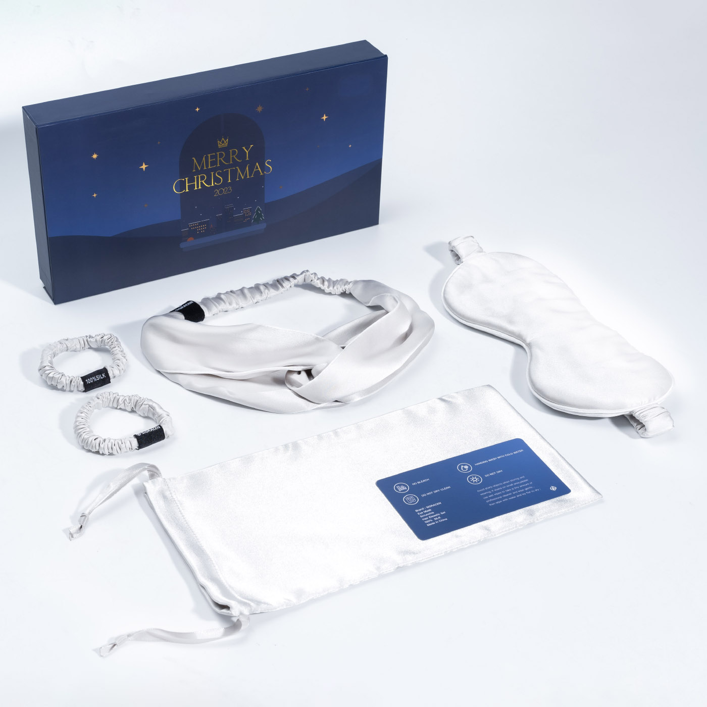 Silk Eye Mask & Pillow Case Gift Set