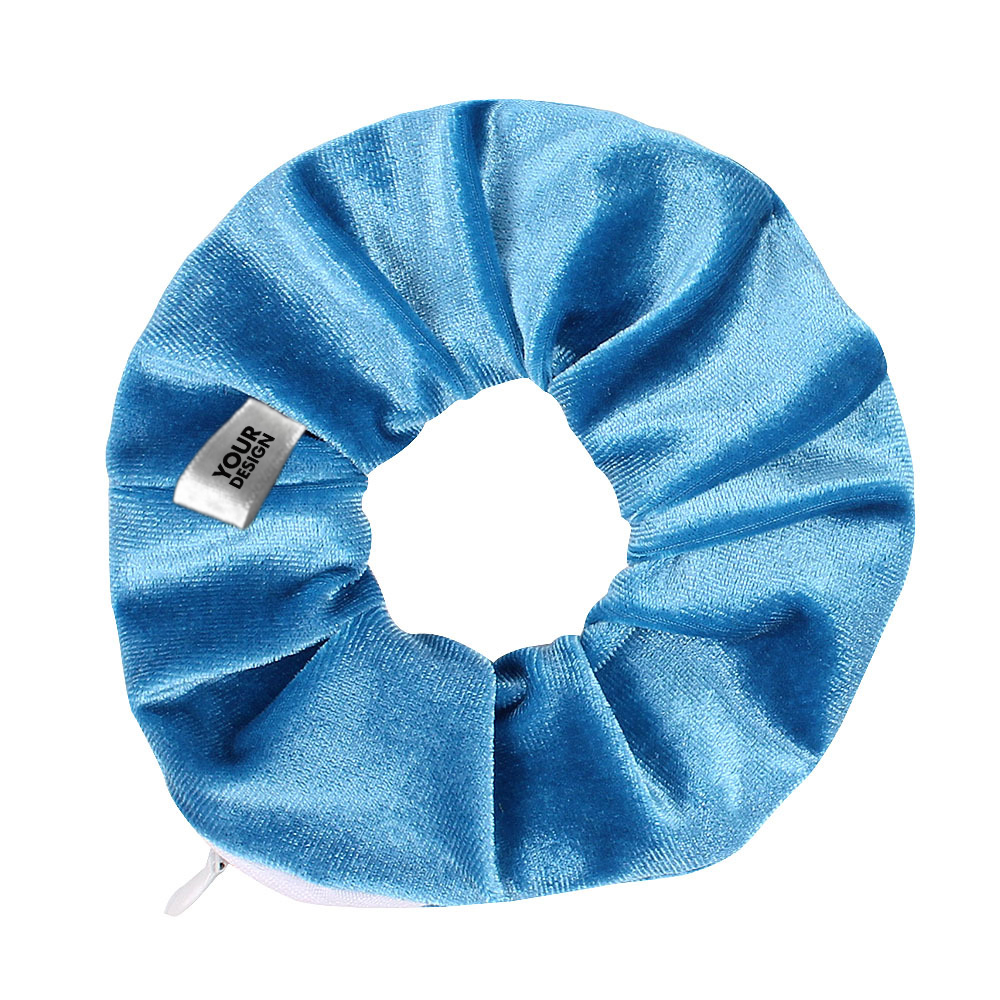 Velvet Scrunchie With Pocket1