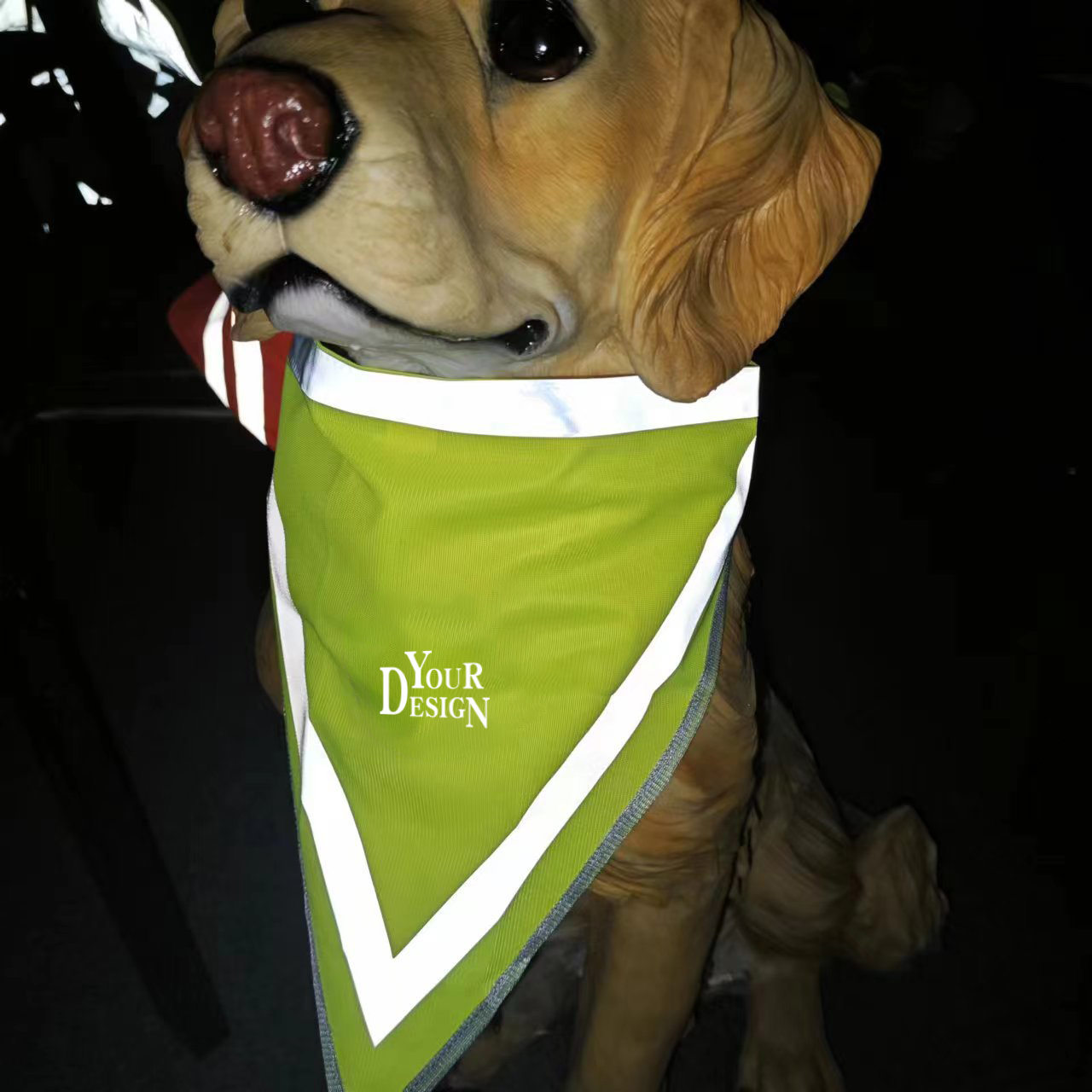 Safety Reflective Dog Triangle Bib 1