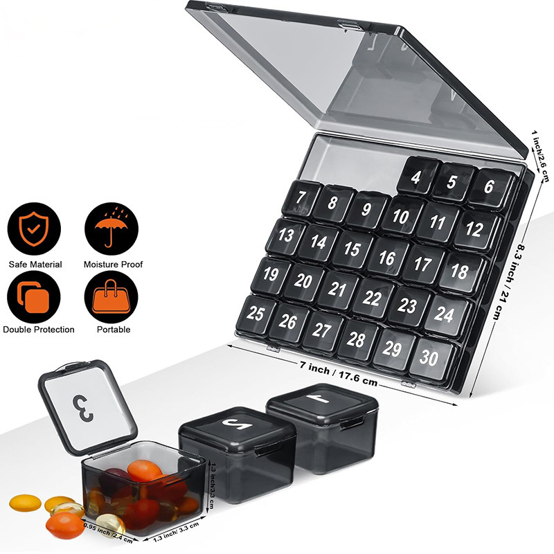Monthly Pill Storage Box1