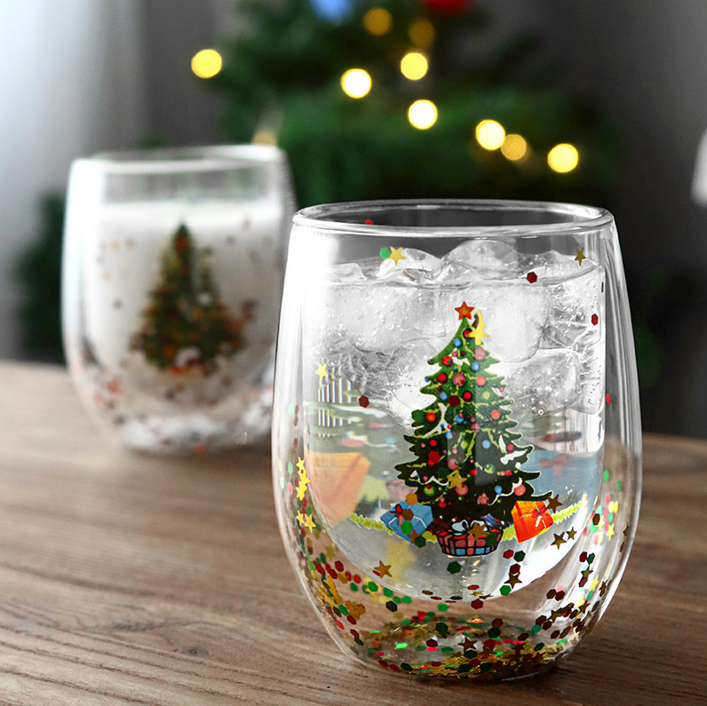 Christmas Glass Mug