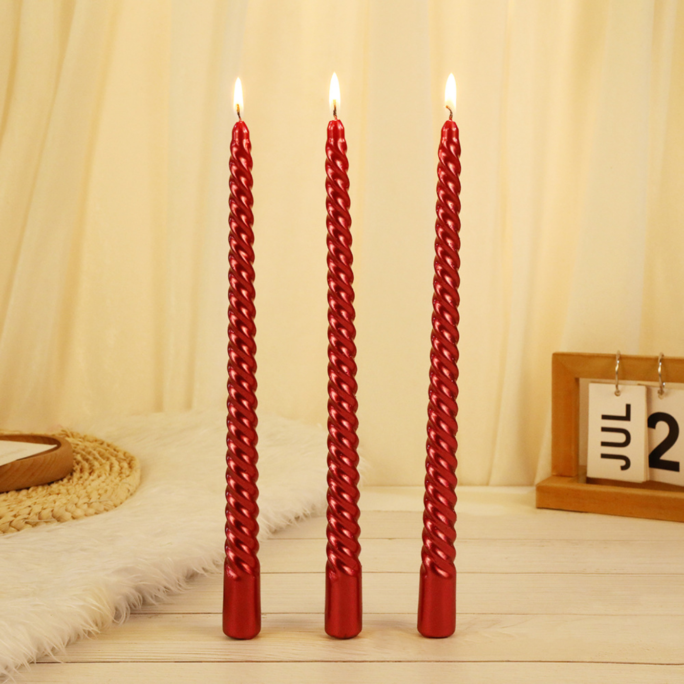 Party Spiral Taper Candles