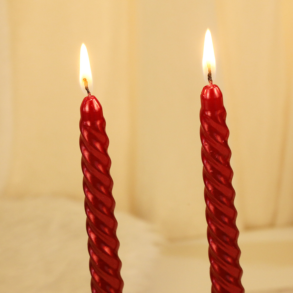 Party Spiral Taper Candles3