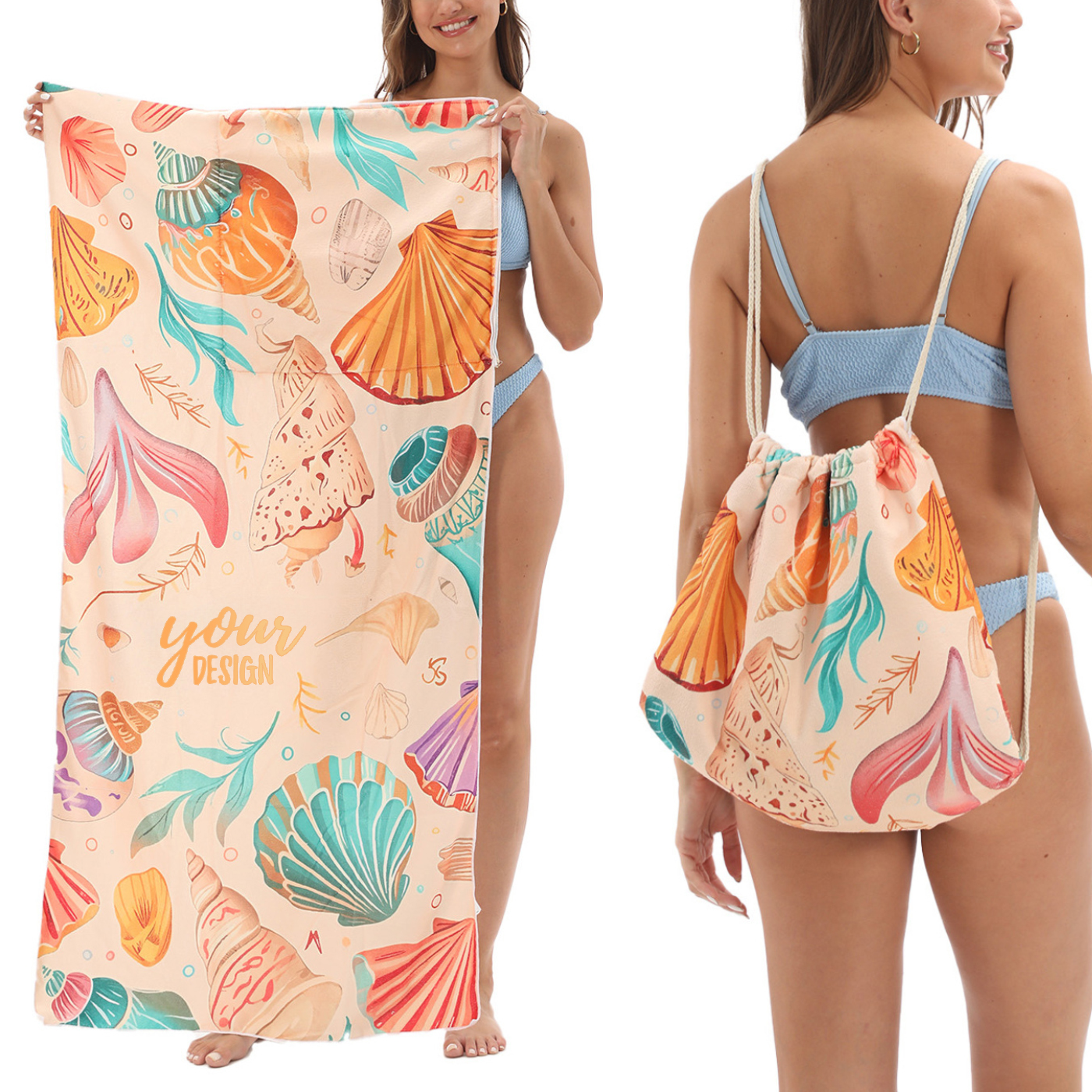 Multi-purpose Microfiber Beach Towel