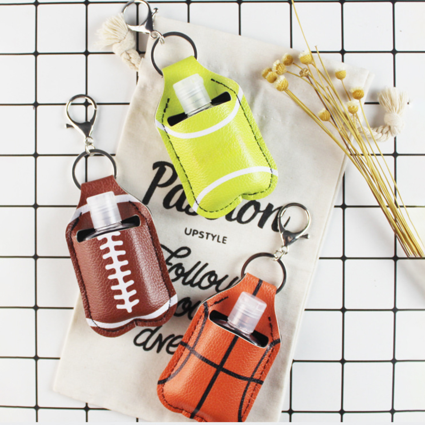 Portable Hand Sanitizer Keychain Holder2