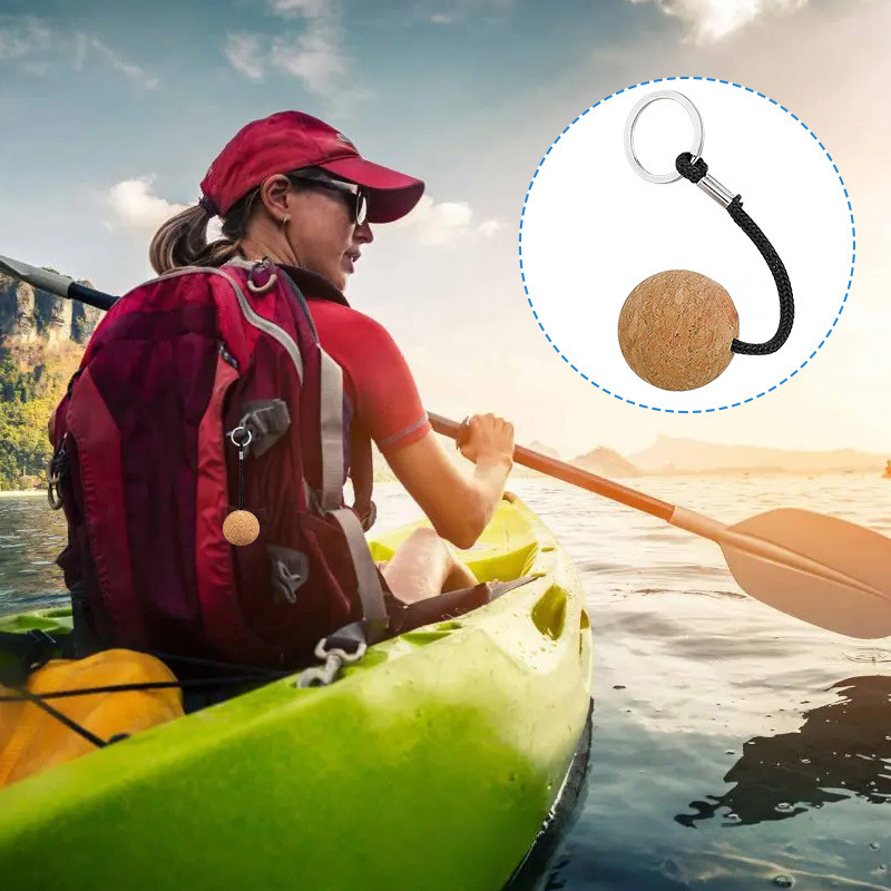 Oval Shaped Floating Key Ring 2